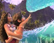 Khaleesi Lambert-Tsuda and Auli'i Cravalho in “Moana 2.”