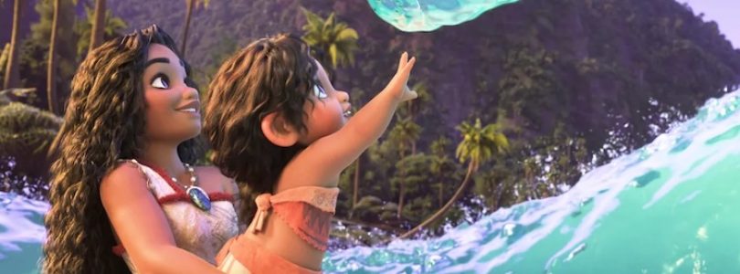 Khaleesi Lambert-Tsuda and Auli'i Cravalho in “Moana 2.”