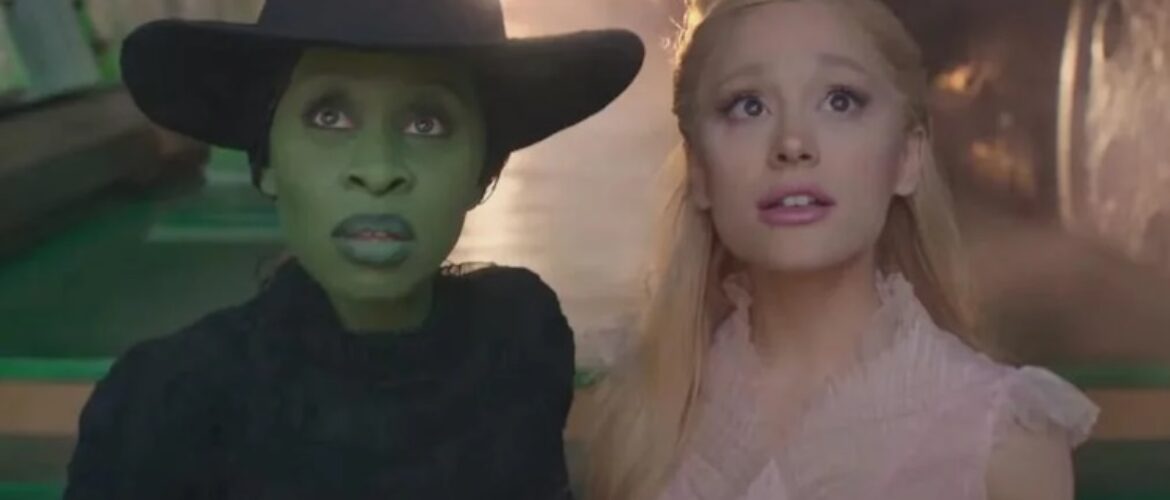 Ariana Grande and Cynthia Erivo in “Wicked.”