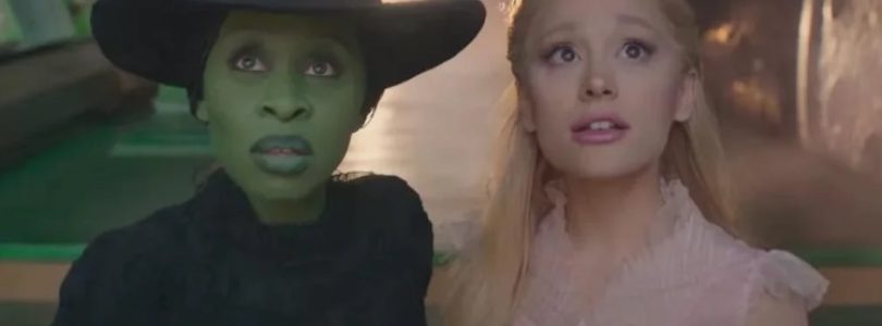 Ariana Grande and Cynthia Erivo in “Wicked.”