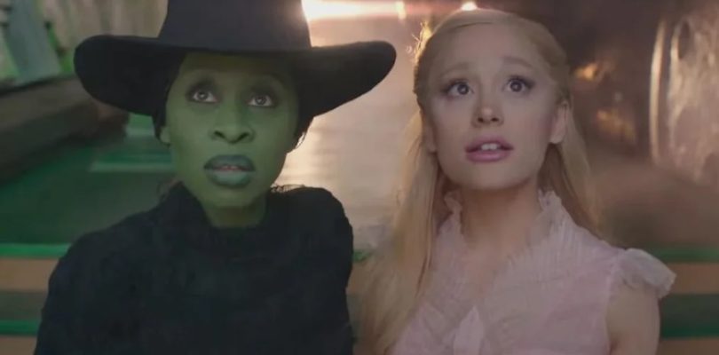 Ariana Grande and Cynthia Erivo in “Wicked.”