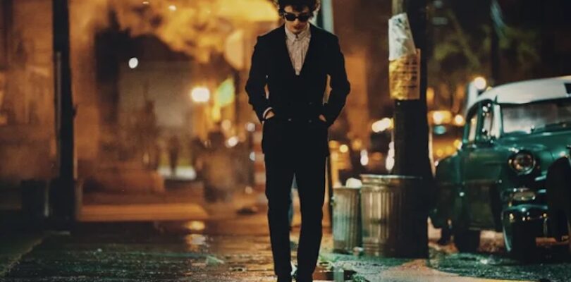 Timothée Chalamet in “A Complete Unknown.”