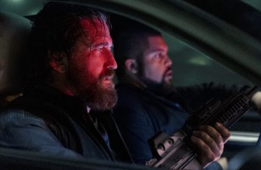 Gerard Butler as ’Big Nick’ O’Brien and O’Shea Jackson Jr. as Donnie Wilson in “Den of Thieves 2: Panthera.”