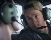 Michelle Dockery and Mark Wahlberg in “Flight Risk.”