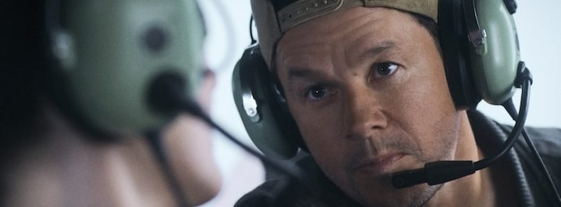 Michelle Dockery and Mark Wahlberg in “Flight Risk.”