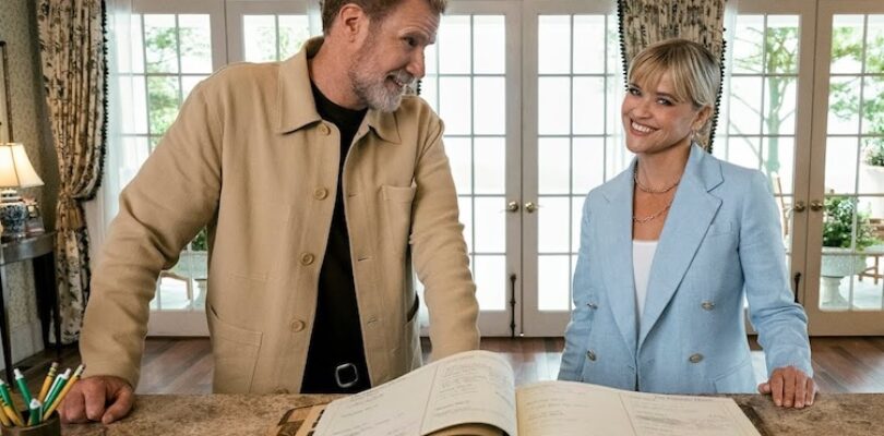 Reese Witherspoon and Will Ferrell in “You're Cordially Invited.”