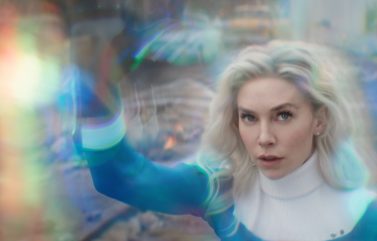 Vanessa Kirby as Sue Storm/Invisible Woman in 20th Century Studios/Marvel Studios' THE FANTASTIC FOUR: FIRST STEPS. Photo courtesy of 20th Century Studios/Marvel Studios. © 2025 20th Century Studios / © and ™ 2025 MARVEL.
