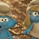 James Corden and Rihanna in “Smurfs.”