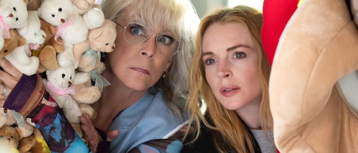 Jamie Lee Curtis and Lindsay Lohan in “Freakier Friday.”