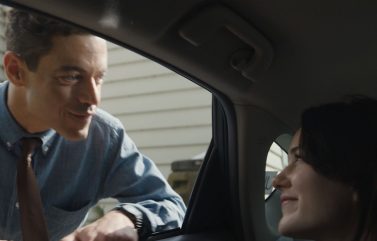 Rami Malek and Rachel Brosnahan in “The Amateur.”