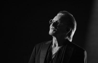 Bono in “Bono: Stories of Surrender,” premiering May 30, 2025 on Apple TV+.