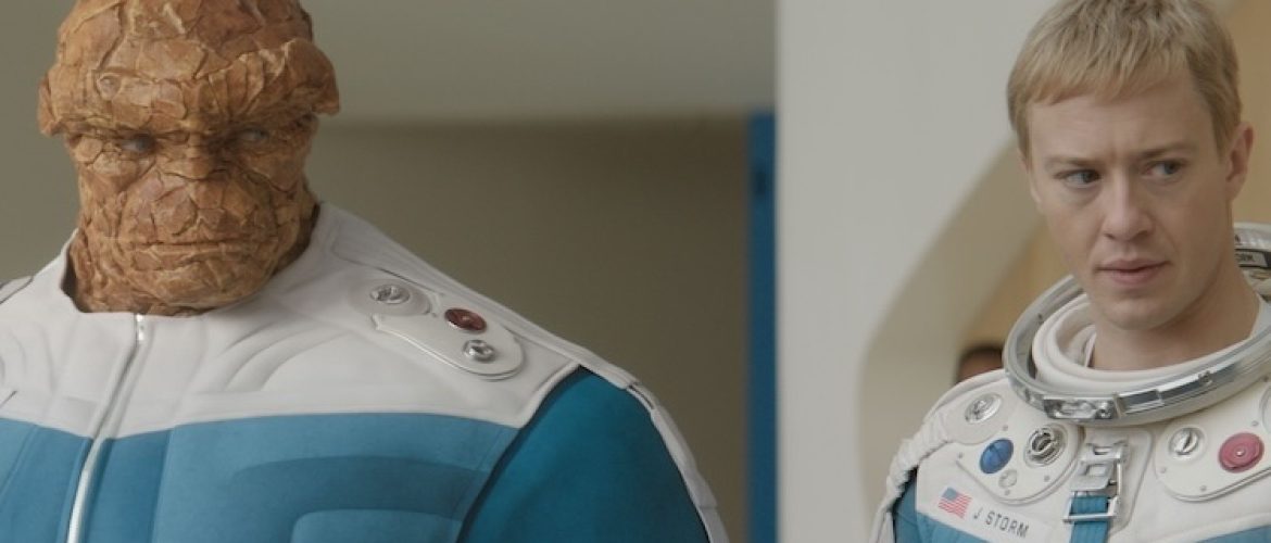 Ebon Moss-Bachrach and Joseph Quinn in “The Fantastic Four: First Steps.”