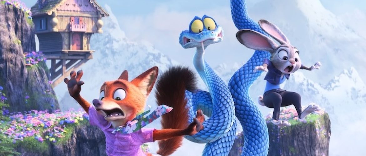 Jason Bateman, Ginnifer Goodwin, and Ke Huy Quan in “Zootopia 2.”