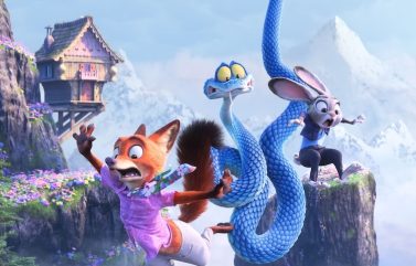 Jason Bateman, Ginnifer Goodwin, and Ke Huy Quan in “Zootopia 2.”