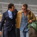 Brad Pitt and Javier Bardem in “F1: The Movie.”