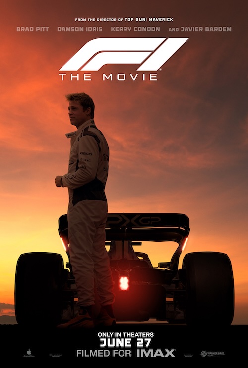 “F1: The Movie” poster