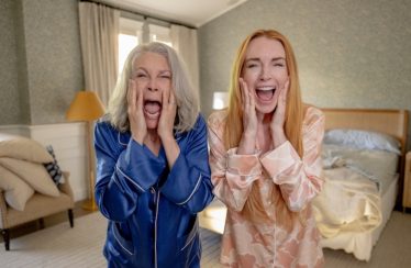 Jamie Lee Curtis and Lindsay Lohan in “Freakier Friday.”