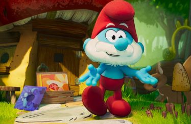 Papa Smurf (John Goodman) in “Smurfs” from Paramount Animation.