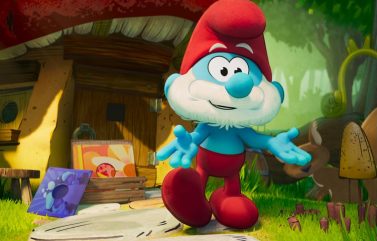 Papa Smurf (John Goodman) in “Smurfs” from Paramount Animation.