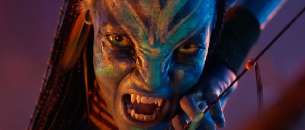 Zoe Saldaña in “Avatar: Fire and Ash.”