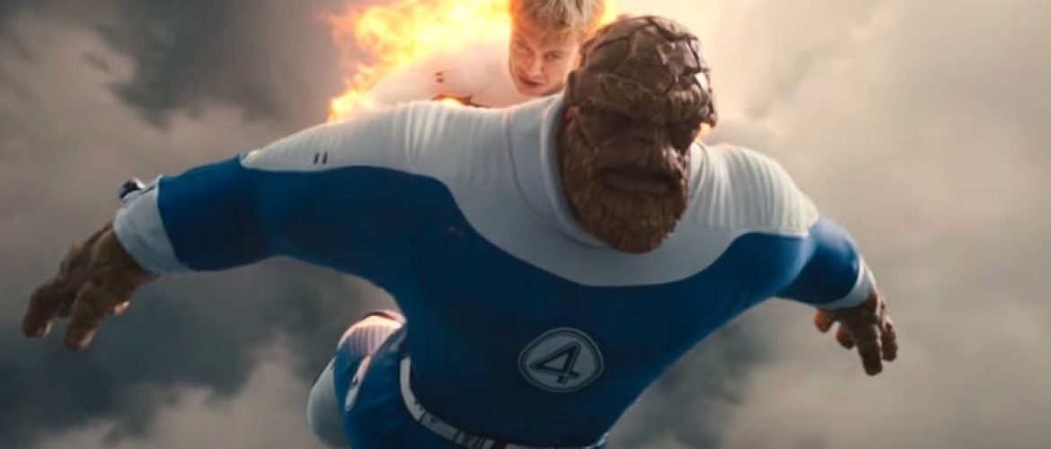 Ebon Moss-Bachrach and Joseph Quinn in “The Fantastic Four: First Steps.”