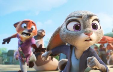 Jason Bateman and Ginnifer Goodwin in “Zootopia 2.”