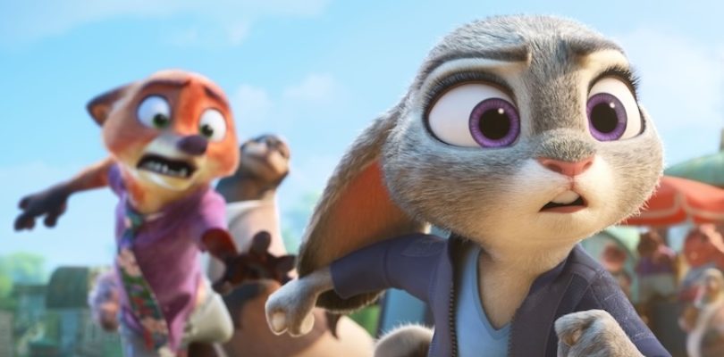 Jason Bateman and Ginnifer Goodwin in “Zootopia 2.”