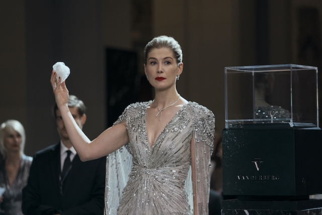 Rosamund Pike as Veronika in “Now You See Me: Now You Don’t.” Rosamund Pike as Veronika in “Now You See Me: Now You Don’t.”