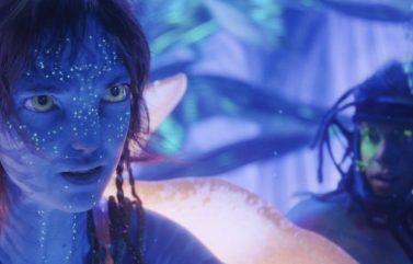 Sigourney Weaver and Jack Champion in “Avatar: Fire and Ash.”