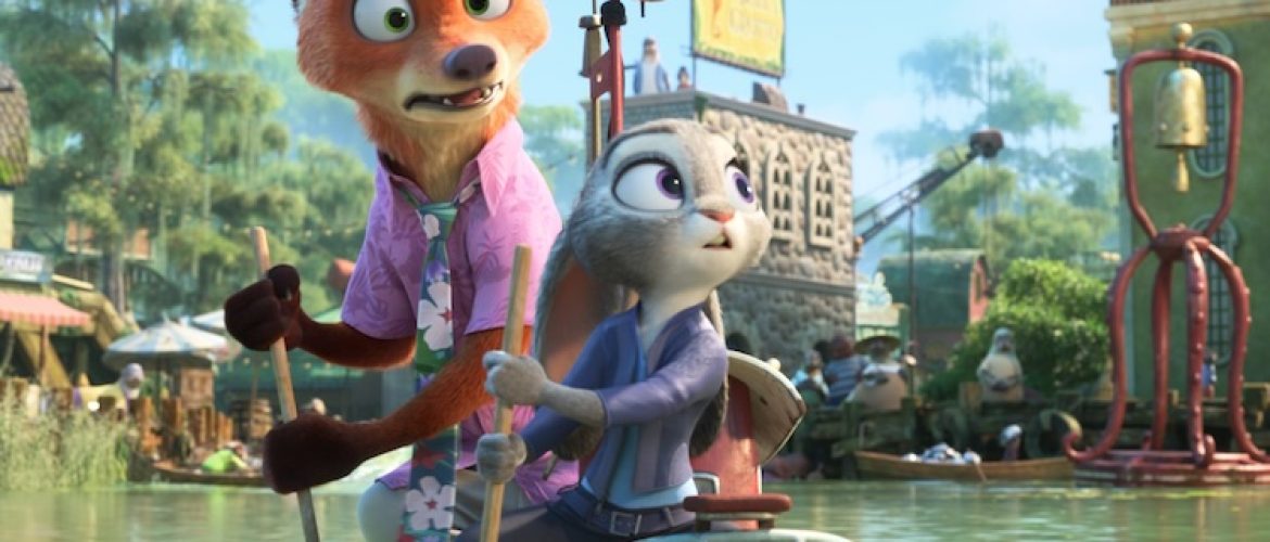 Jason Bateman and Ginnifer Goodwin in “Zootopia 2.”