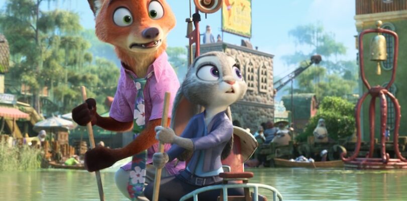 Jason Bateman and Ginnifer Goodwin in “Zootopia 2.”